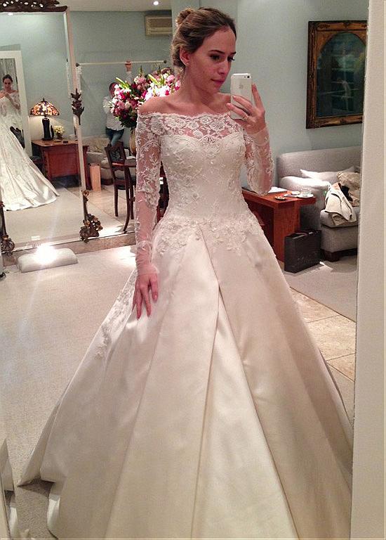 Country Vintage Wedding Dresses Colored